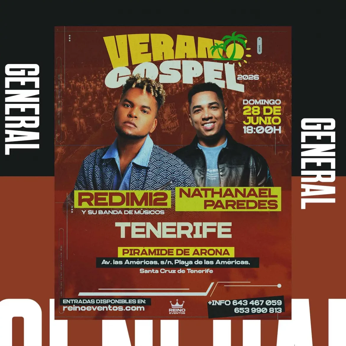 ENTRADA GENERAL Verano Gospel TeNeriF